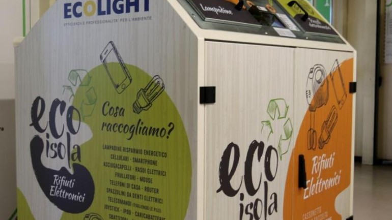 Rifiuti elettronici, arrivano le EcoIsole