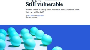 McKinsey: Supply chain ancora vulnerabili