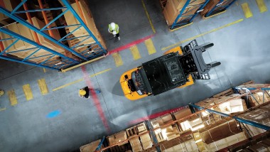 carrelli elevatori elettrici ad alta tensione per operazioni gravose